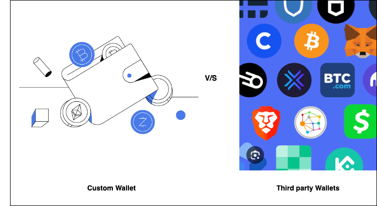 Custom VS Third Party Wallets